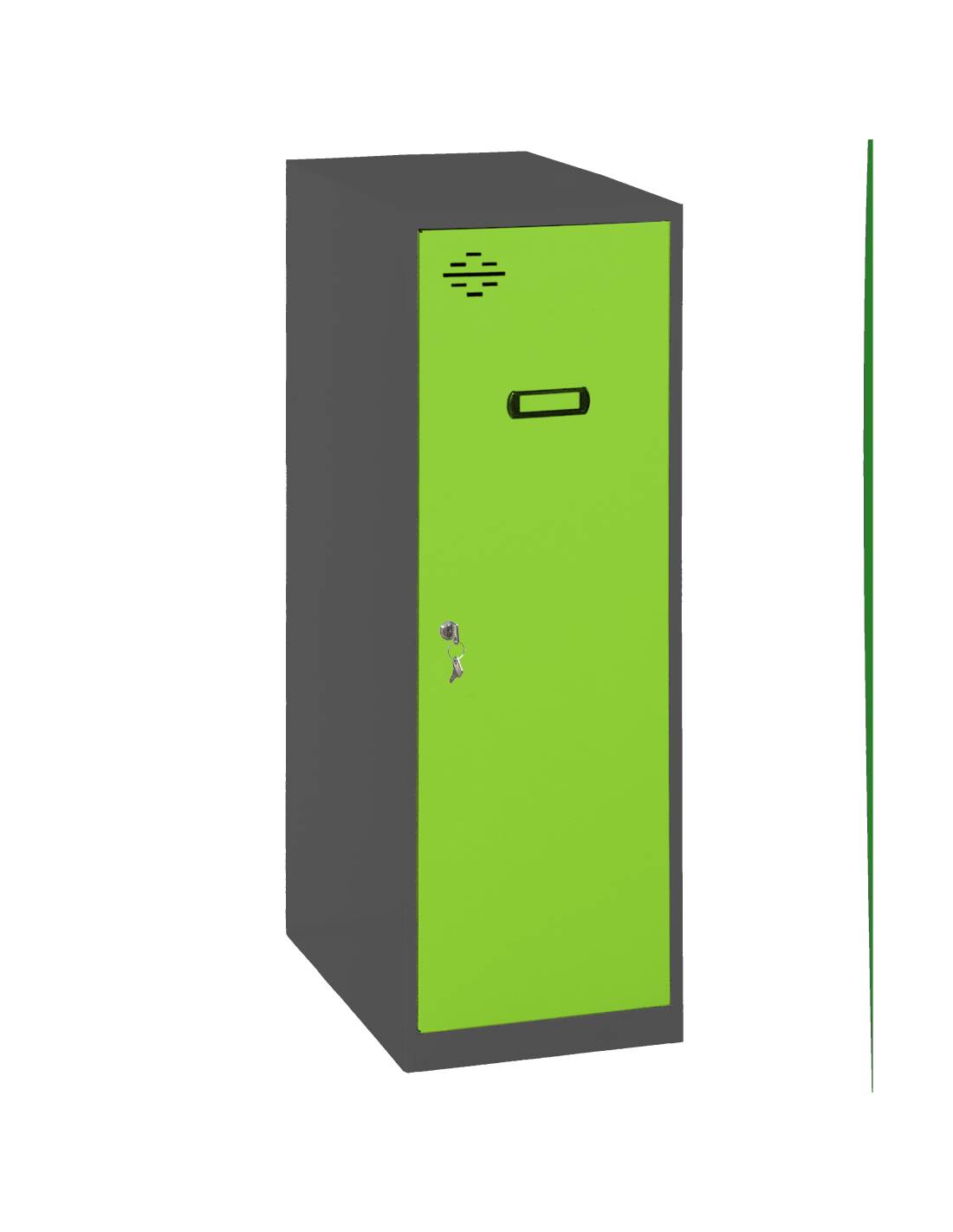 Casier-armoire Simonlocker Dism. Single Mini 915x300x500 Mm An/ve Antracite/vert 915x300x500 - Simonrack