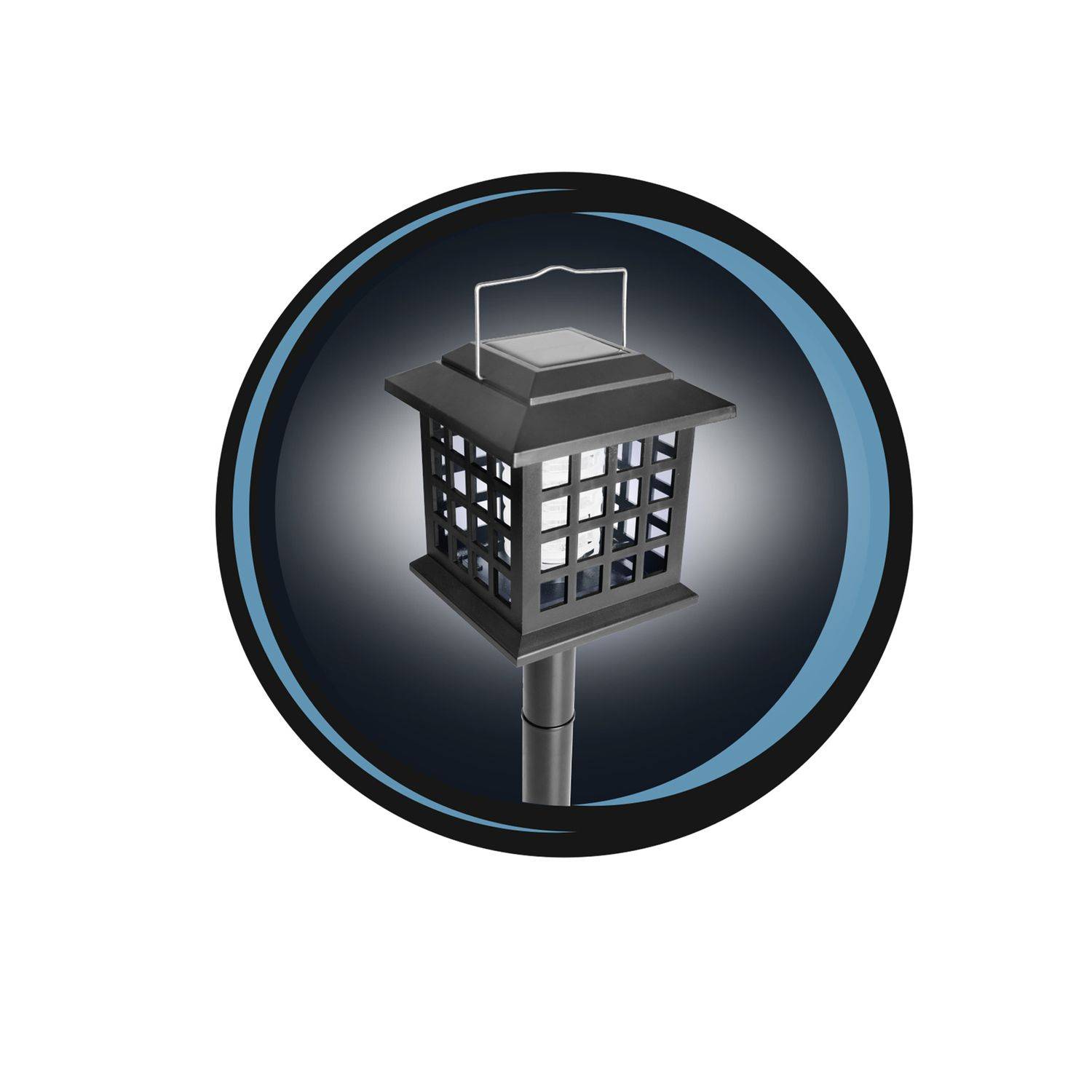 Sans Marque - Lampe LED solaire à planter - Anti-moustique - Noir - Toilinux - Image 4