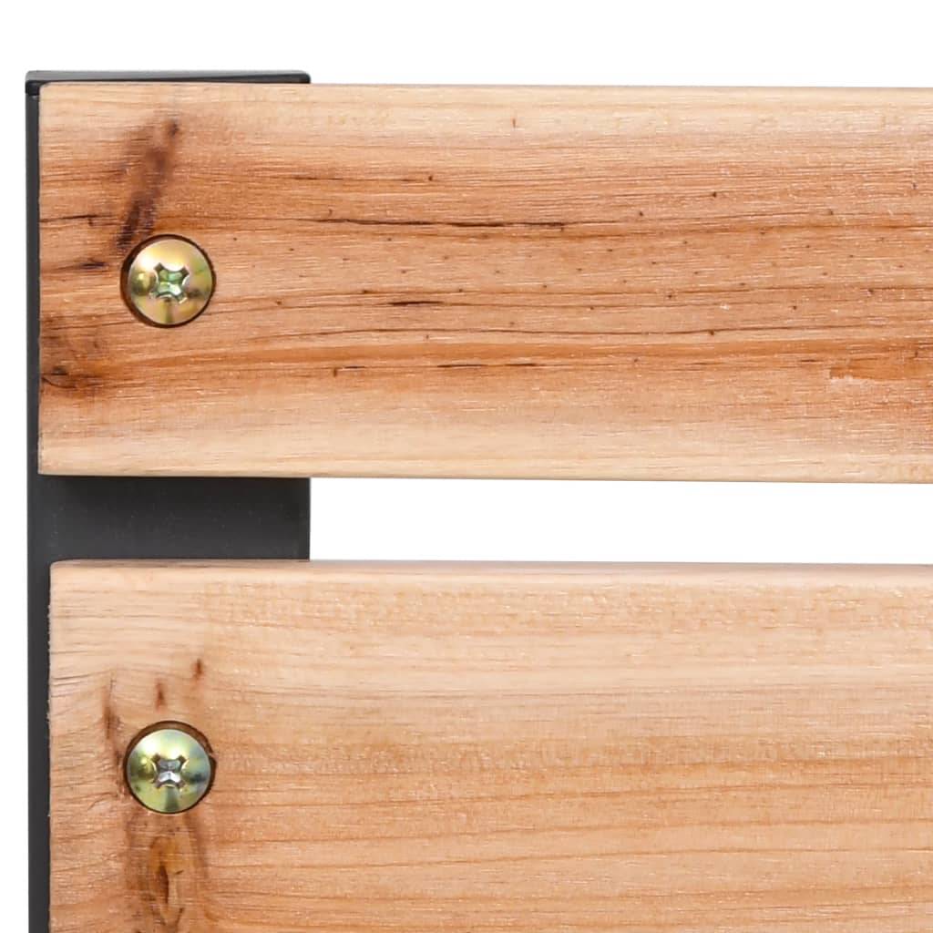 Maison Chic - Banc de jardin - Banc d'extérieur - Banquette 120 cm Bois et fer - Image 6