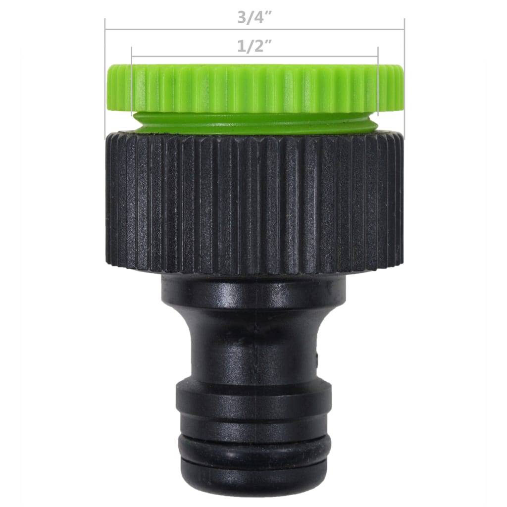 Enrouleur de tuyau automatique polypropylène vert et gris 20 m - PANGIVO - Image 7