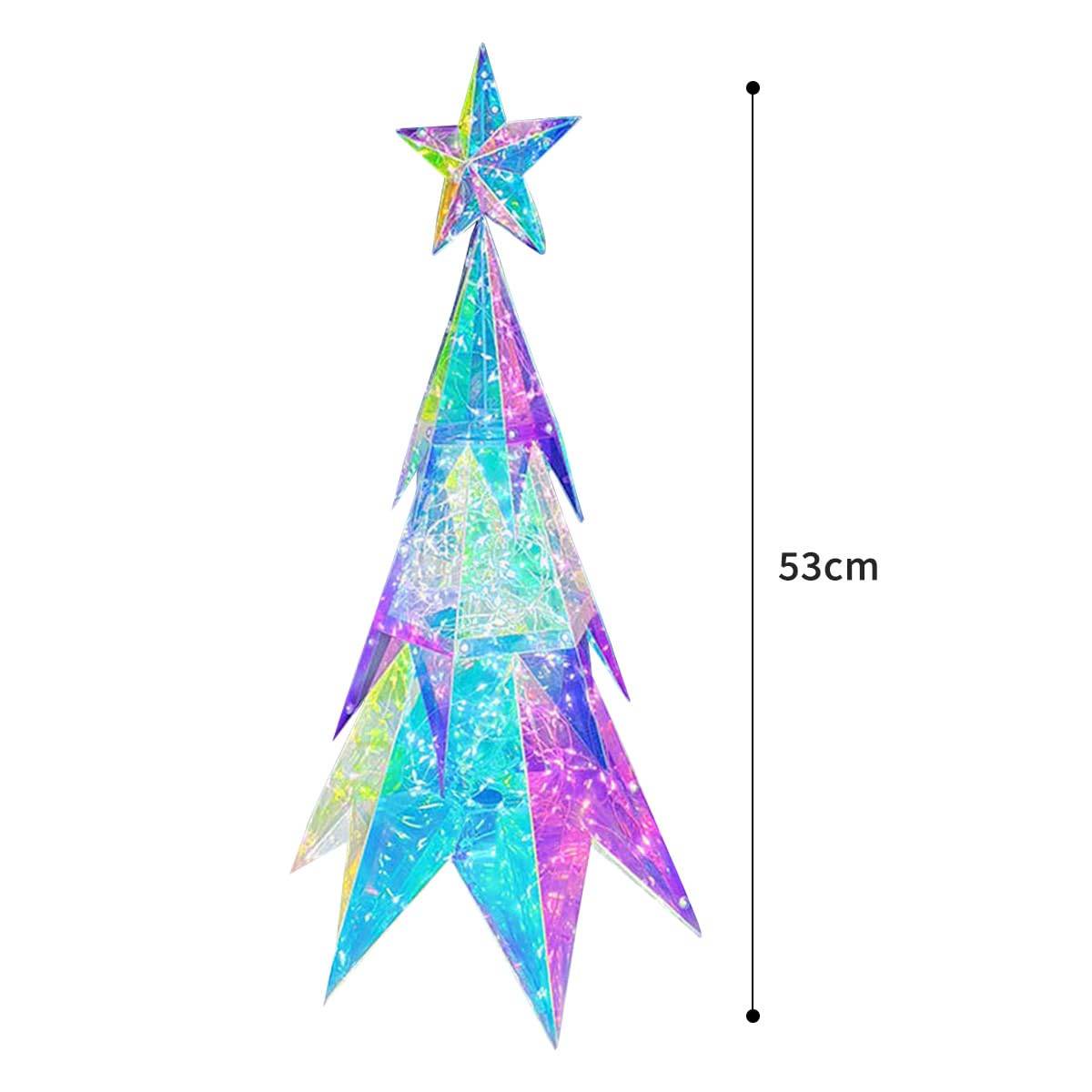 Décorations d'arbre de Noël lumineuses et créatives, lumières LED de Noël, décorations de table festives, adaptées aux décorations de Noël, aux fêtes - Image 8