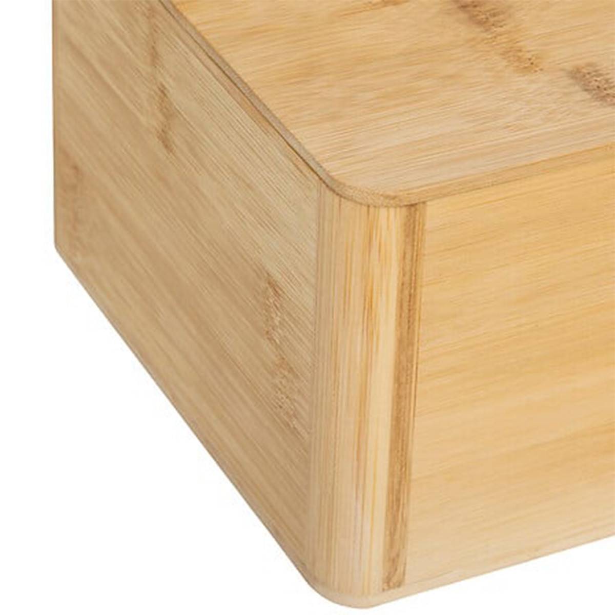 Boîte à Pain en Bambou "Inscription" 33cm Naturel - Image 4