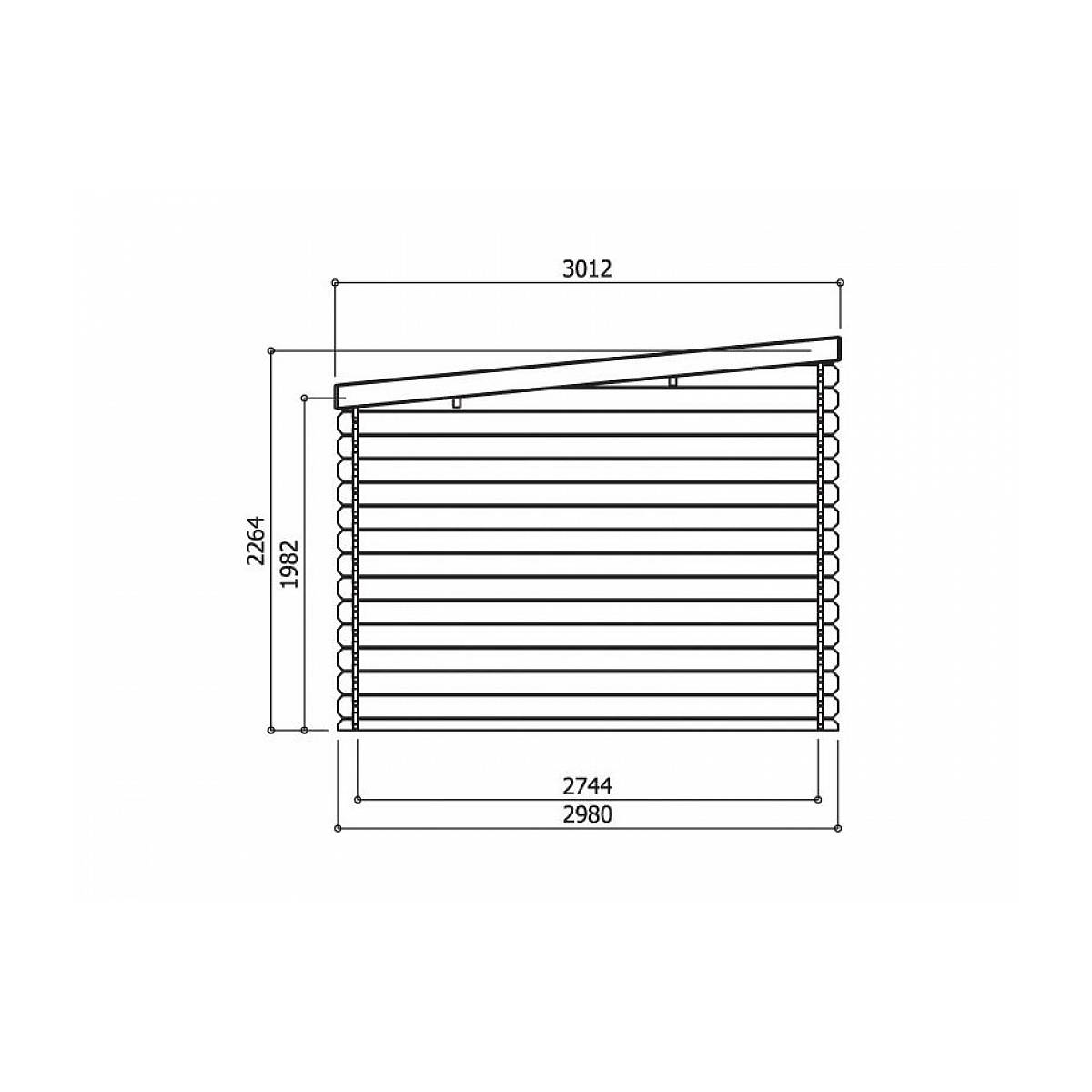 Abri de Jardin Maisonnette Solid Brest - Espace Extérieur Optimal - Image 3