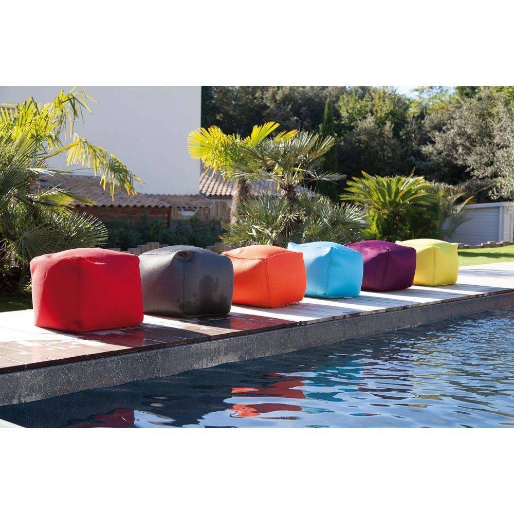 Proloisirs - Pouf de piscine Big Bag 40 cm Aubergine - Image 2