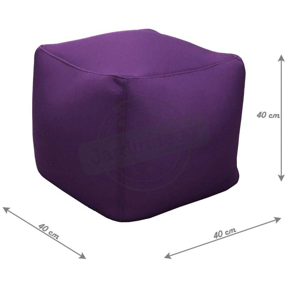 Proloisirs - Pouf de piscine Big Bag 40 cm Aubergine - Image 3