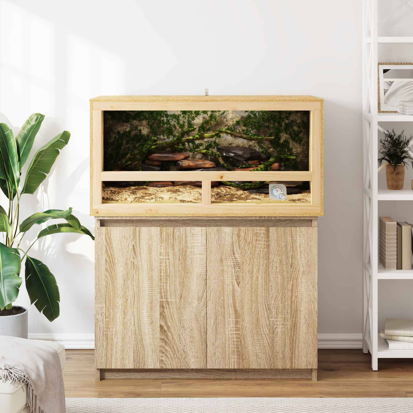 Vidaxl - Terrarium Marron 100 x 50 x 50 cm OSB vidaXL 876723 - Image 5
