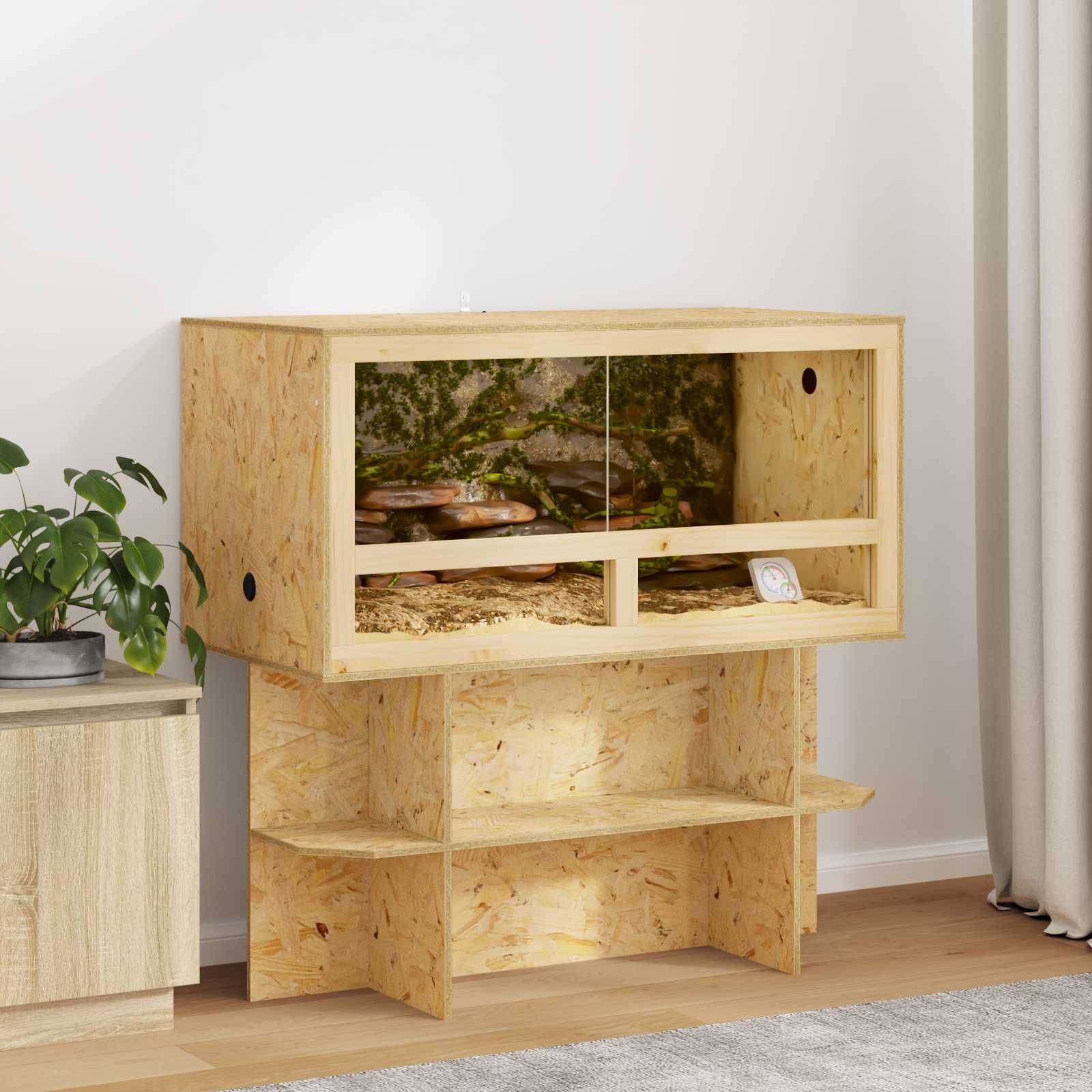 Vidaxl - Terrarium Marron 100 x 50 x 50 cm OSB vidaXL 876723 - Image 1