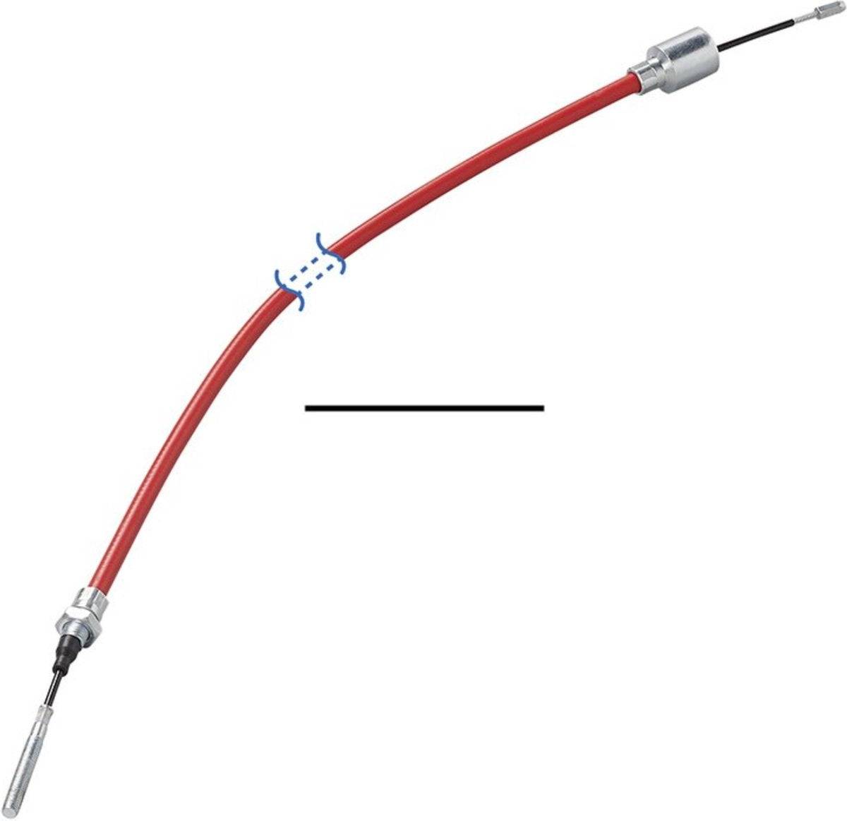 Entrepotbrico - Câble de frein Pro Plus 1130/1340 mm - Douille Ø 26 mm - Convient pour AL-KO avant 1997 - Image 5