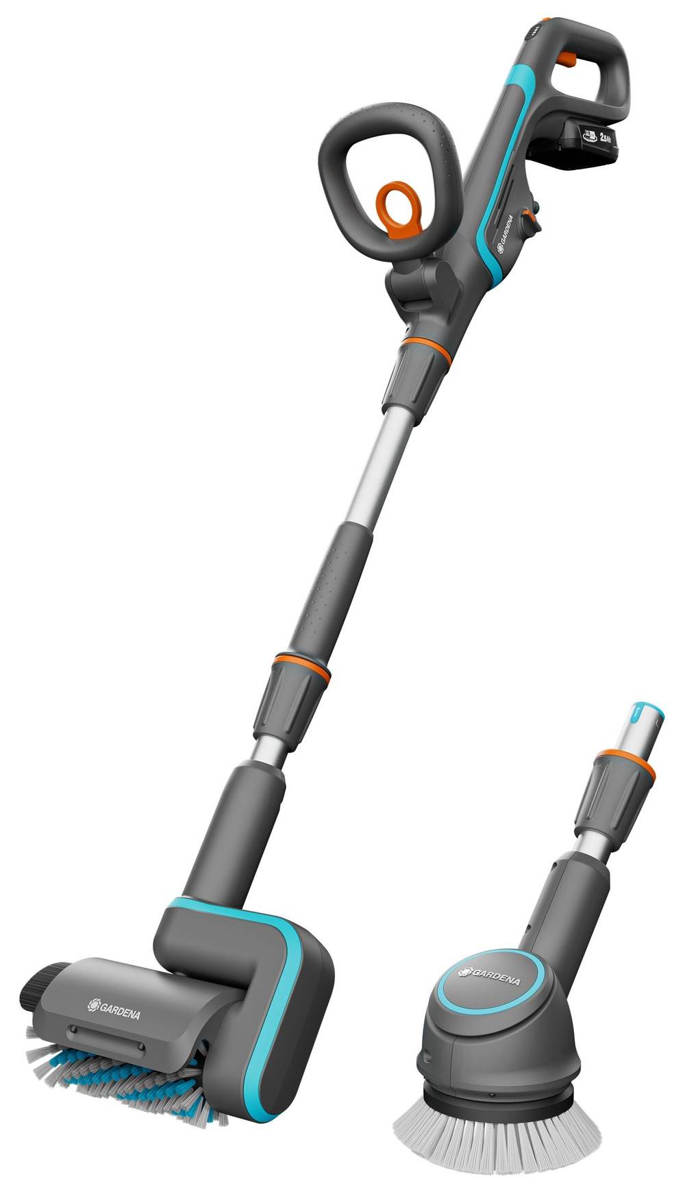 Gardena - Nettoyeur de terrasse AquaBrush 18V / P4A - Universal - Kit prêt-à-l'usage Gardena