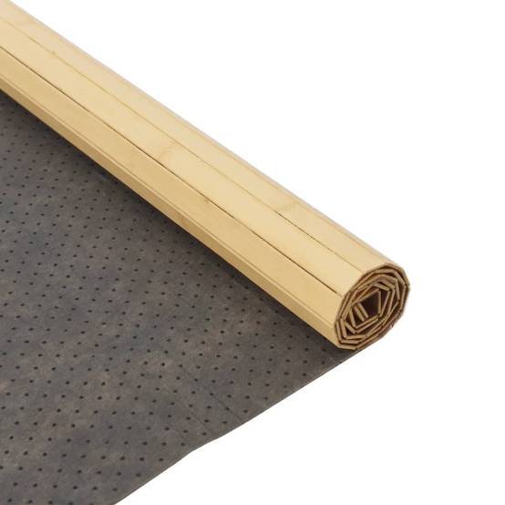Tapis de Sol Moderne en Bambou Antidérapant pour Salon et Couloir Naturel Clair 80x300 cm – ComfortXL Outdoor Living - Image 5