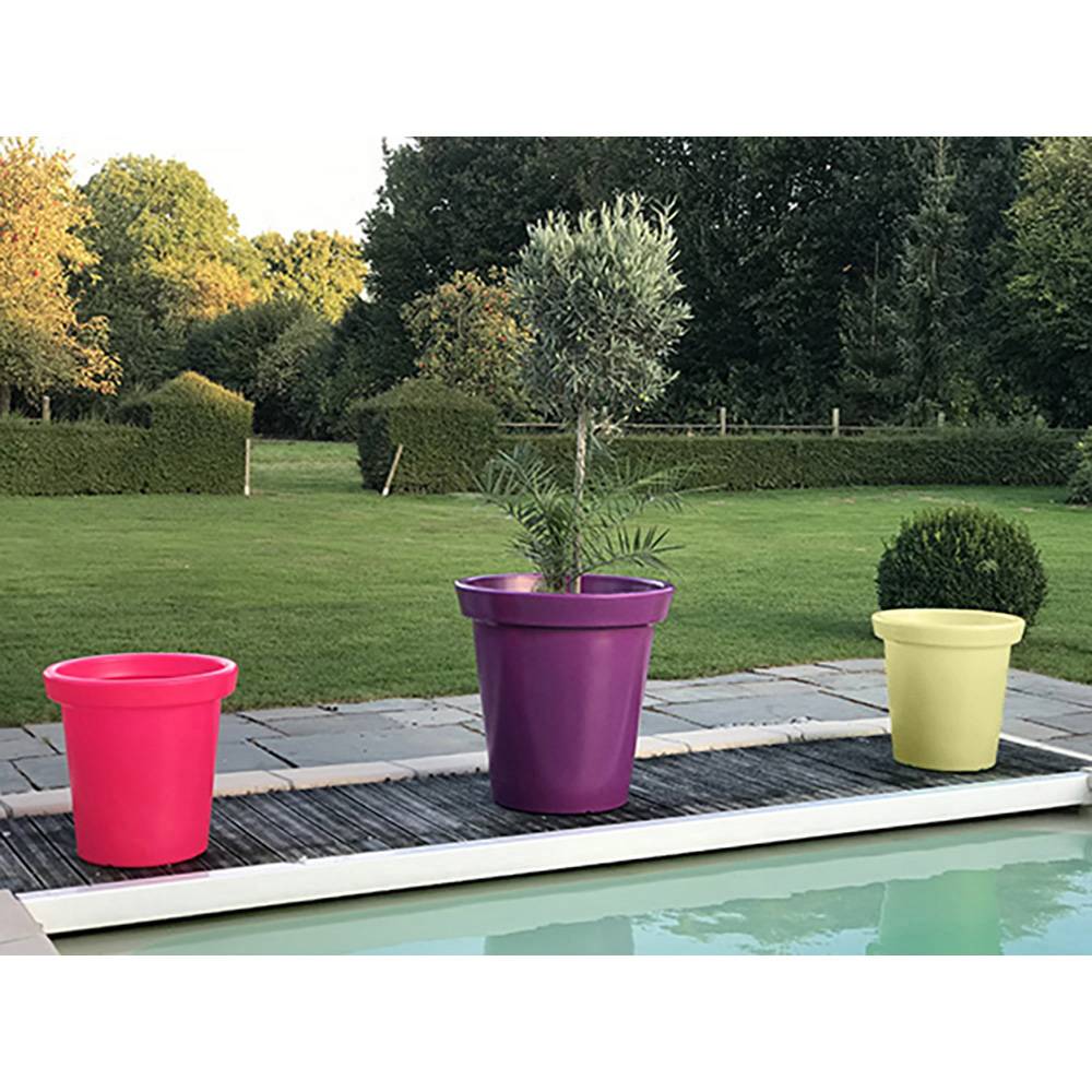 Plast'Up Rotomoulage - Pot de fleurs rond xxl delight 75l- lot de 2 - Image 2