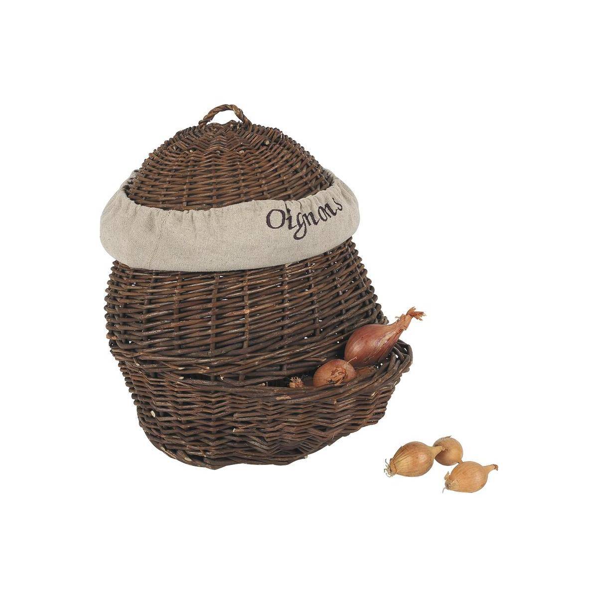 Aubry Gaspard - Oignonière en osier brut - Image 1