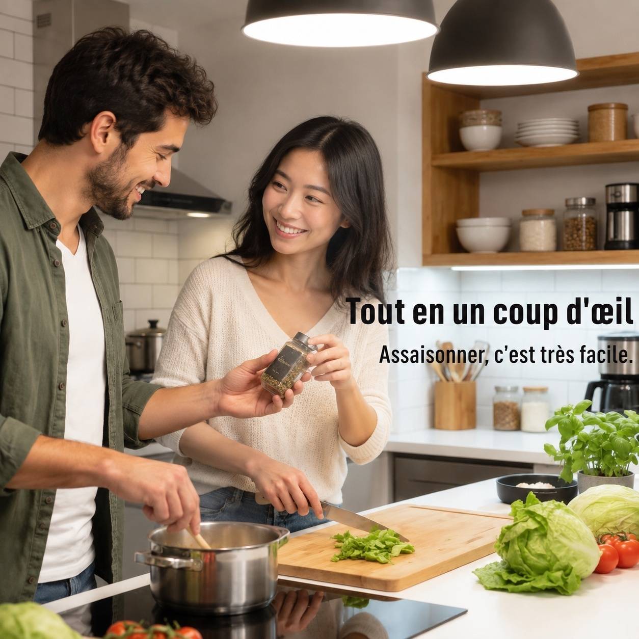 Set de 36 Pots à Épices en Verre avec Couvercles Acier Inoxydable et Gradués - Image 2