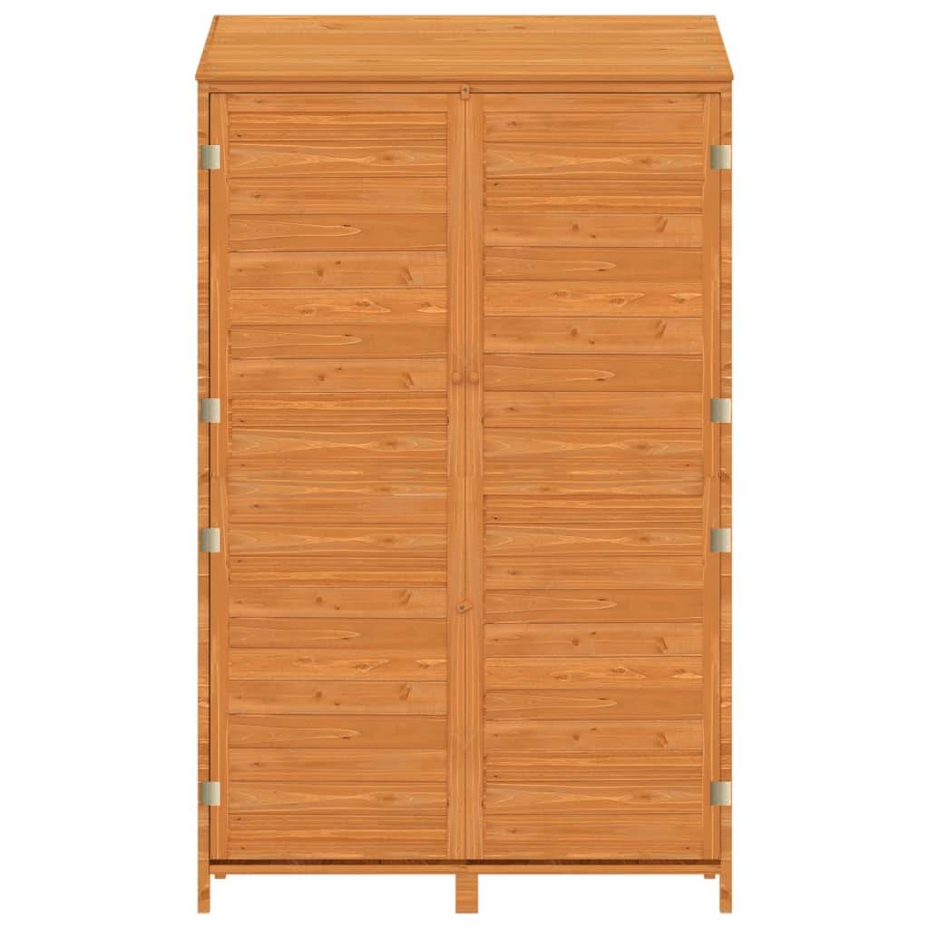 Vidaxl - Remise de jardin Marron 102x52x174,5 cm Bois de sapin solide vidaXL 152193 - Image 9