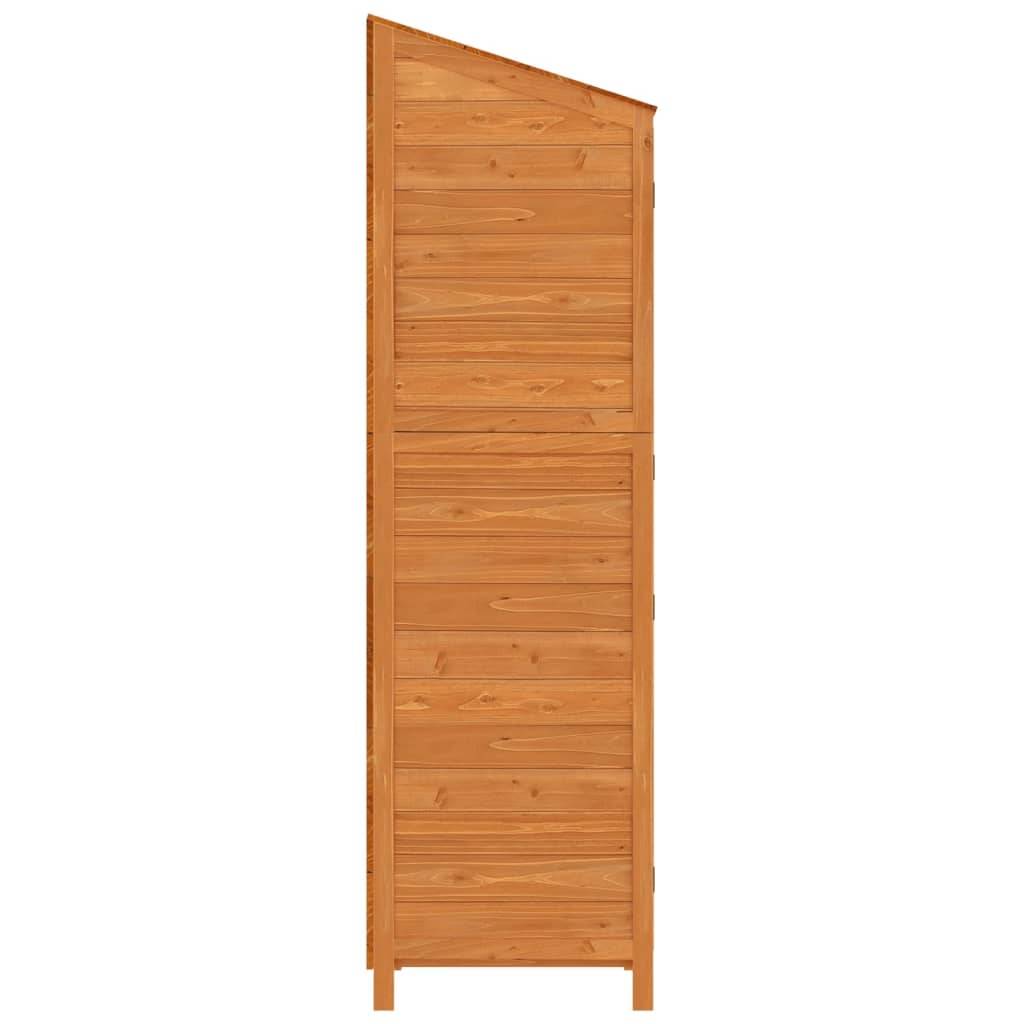 Vidaxl - Remise de jardin Marron 102x52x174,5 cm Bois de sapin solide vidaXL 152193 - Image 6