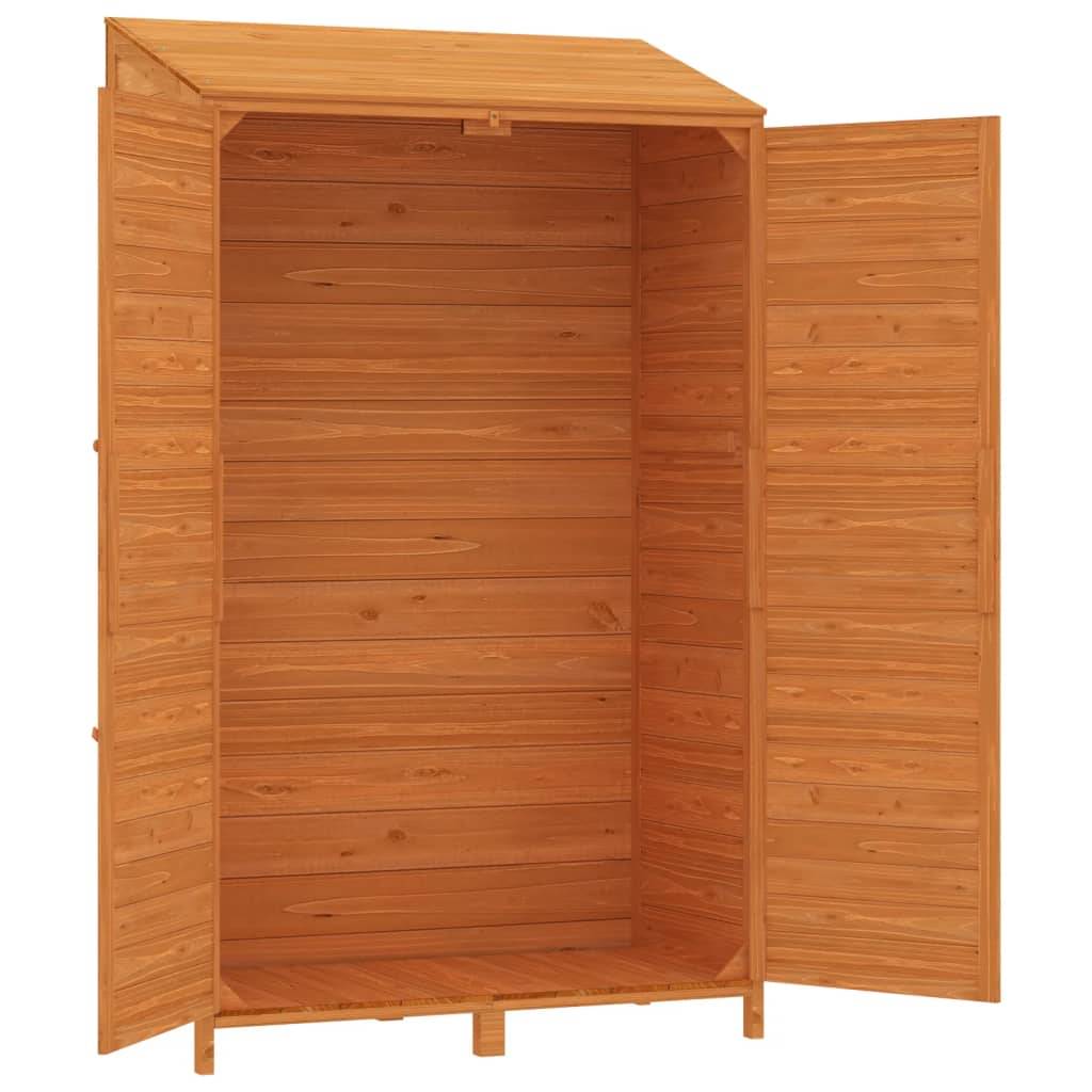 Vidaxl - Remise de jardin Marron 102x52x174,5 cm Bois de sapin solide vidaXL 152193 - Image 10