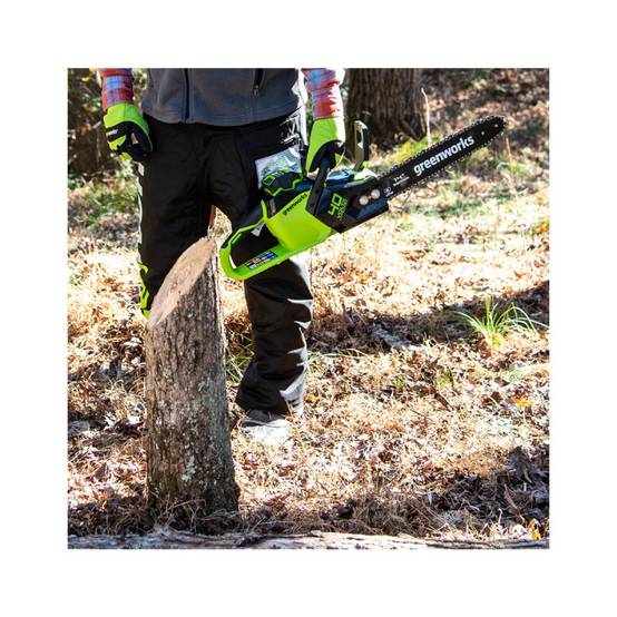Greenworks - Tronçonneuse Brushless 35cm 40V GREENWORKS - Batterie 4.0 Ah - Chargeur - GD40CS15K4 - Image 3