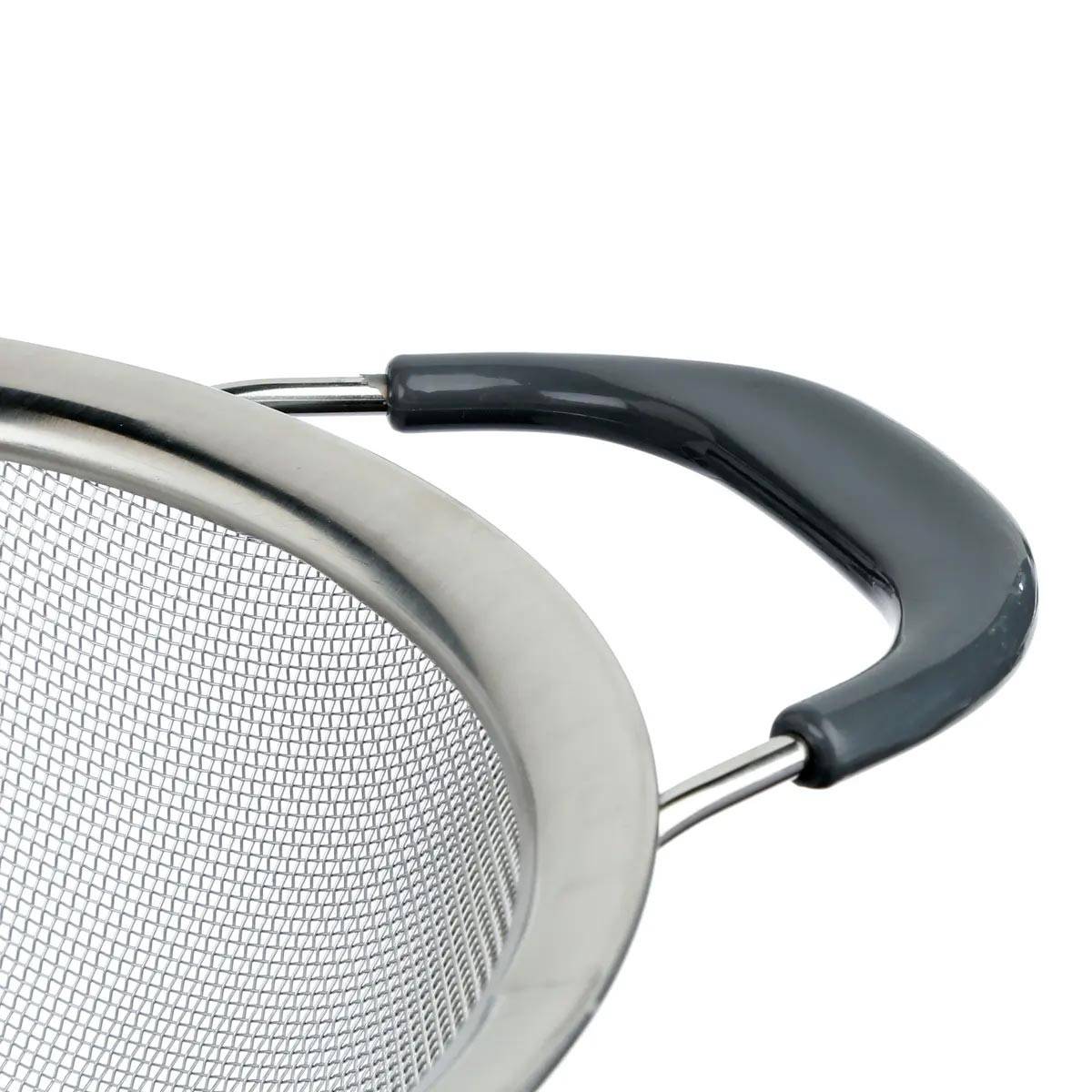 Passoire en Inox "Maille" 22cm Gris - Image 2