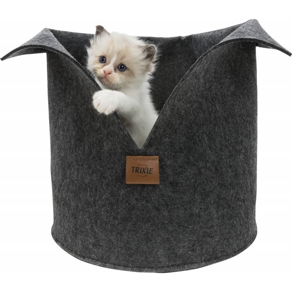 Trixie - Lit Luise en feutre (polyester) Dimensions: ø 40 cm pour chat - Image 1