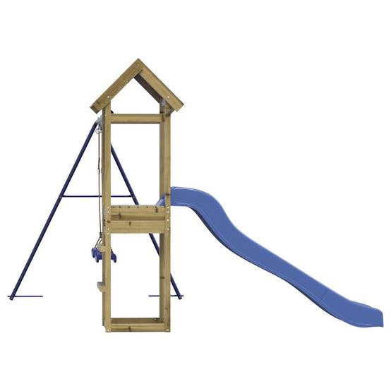 Aire de jeux d'extérieur - Jeu Plein air enfant bois de pin imprégné-JU1493 - Image 6
