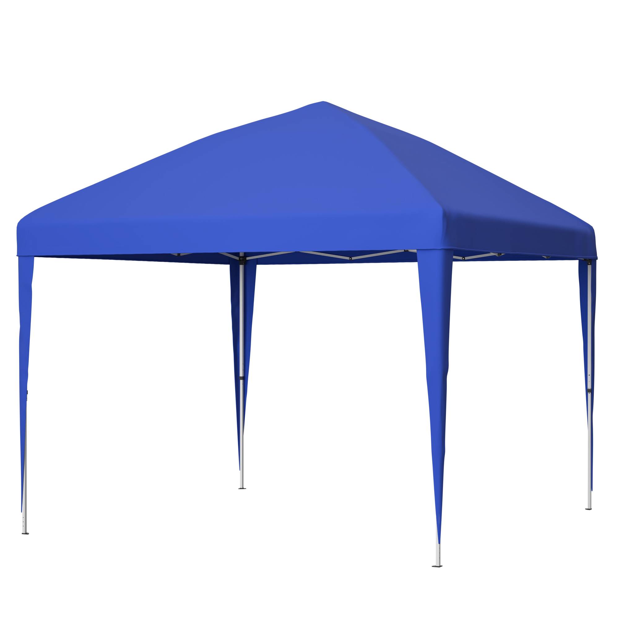 Tonnelle Pliante 3x3m Pop-up Acier Jardin Réglable Imperméable Bleu - ComfortXL Outdoor Living - Image 2