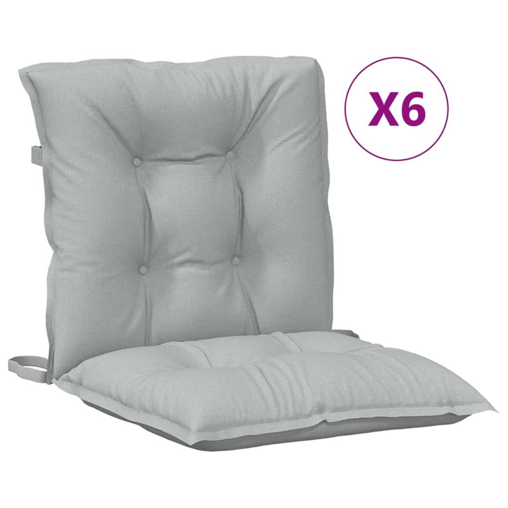 PANGIVO - Coussins de chaise à dossier bas polyester gris clair mélangé 100 x 50 x 7 cm, poids:8.6kg - PANGIVO - Image 2