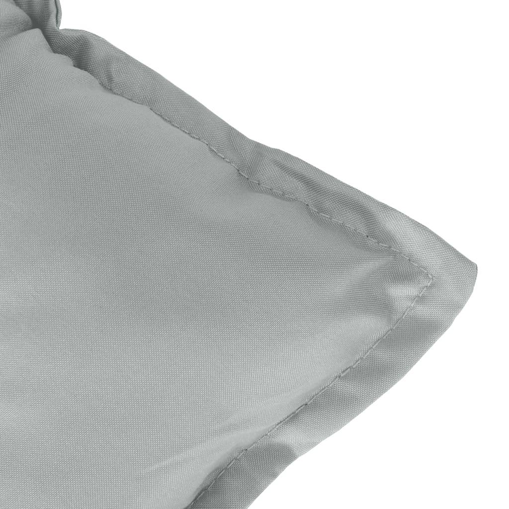 PANGIVO - Coussins de chaise à dossier bas polyester gris clair mélangé 100 x 50 x 7 cm, poids:8.6kg - PANGIVO - Image 9