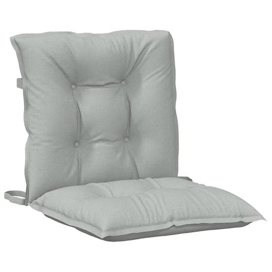 PANGIVO - Coussins de chaise à dossier bas polyester gris clair mélangé 100 x 50 x 7 cm, poids:8.6kg - PANGIVO - Image 5