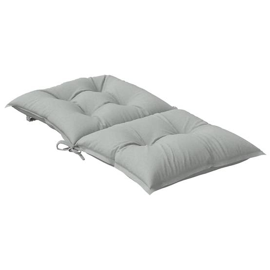 PANGIVO - Coussins de chaise à dossier bas polyester gris clair mélangé 100 x 50 x 7 cm, poids:8.6kg - PANGIVO - Image 6