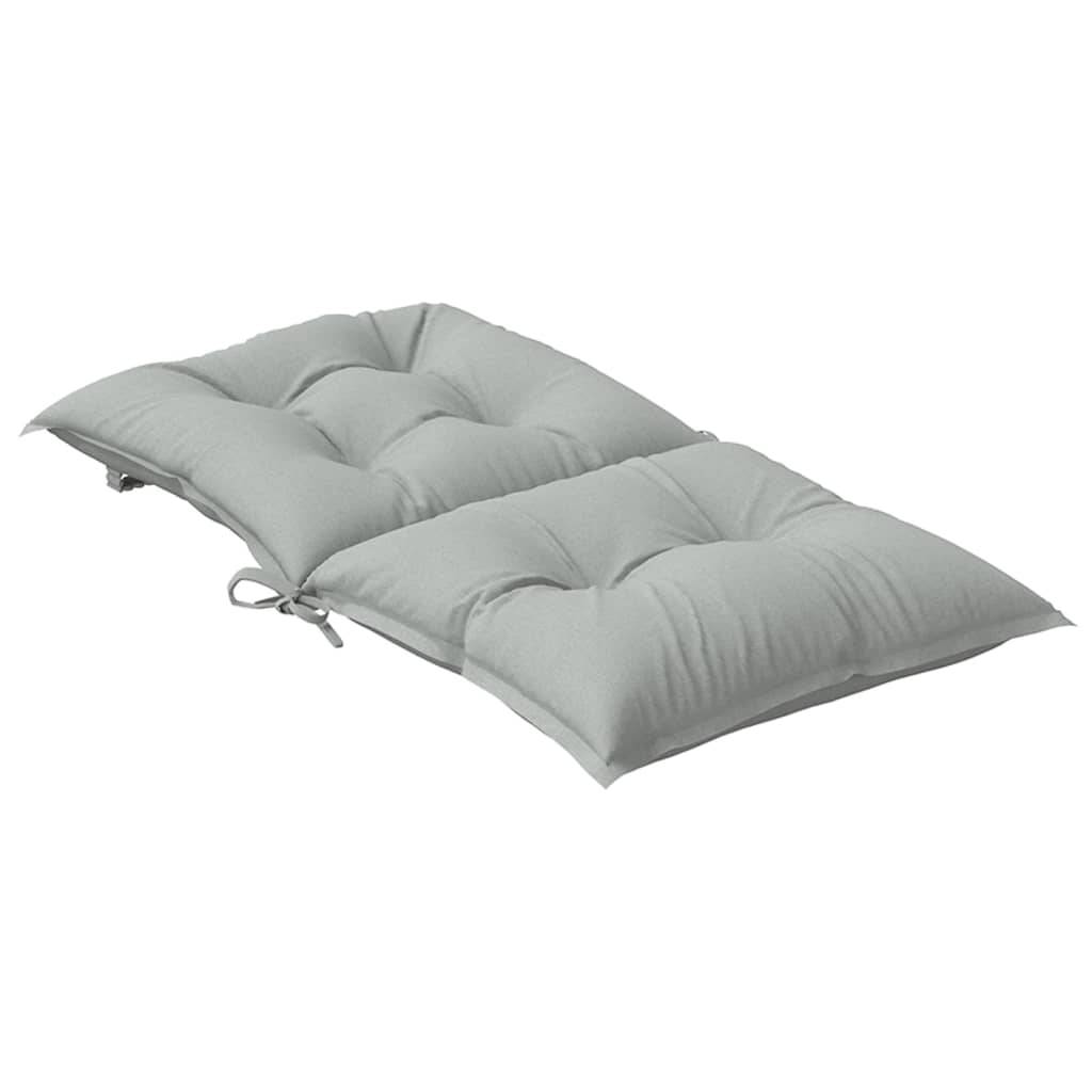PANGIVO - Coussins de chaise à dossier bas polyester gris clair mélangé 100 x 50 x 7 cm, poids:8.6kg - PANGIVO - Image 6