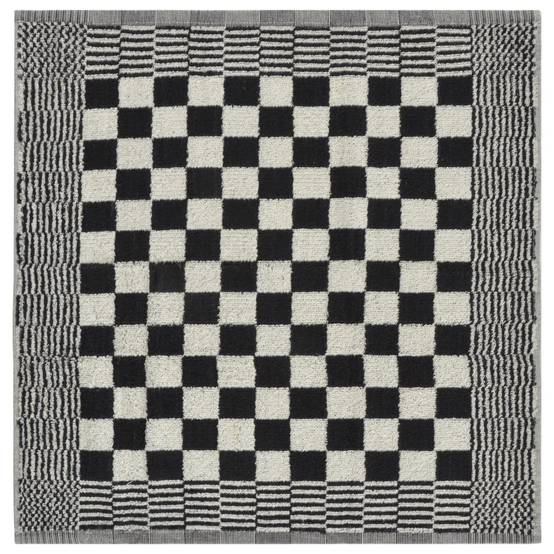 Ensemble de serviettes 20 pcs noir et blanc coton Maison Chic - Image 10