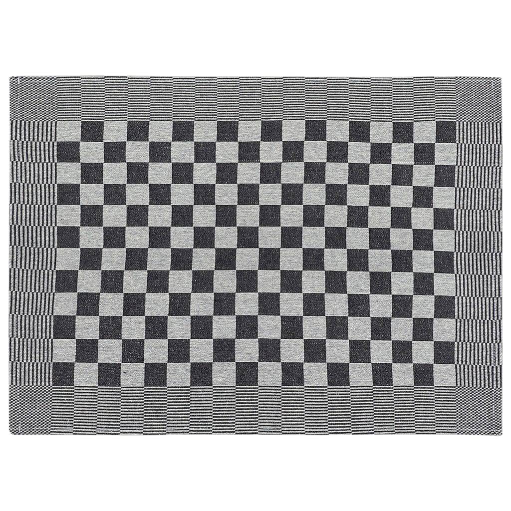 Ensemble de serviettes 20 pcs noir et blanc coton Maison Chic - Image 9
