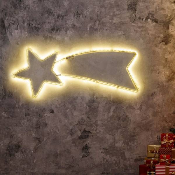 Lotti - Etoile filante lumineuse flash 288 led blanc chaud 100CM IP44 24V Lotti - Image 1
