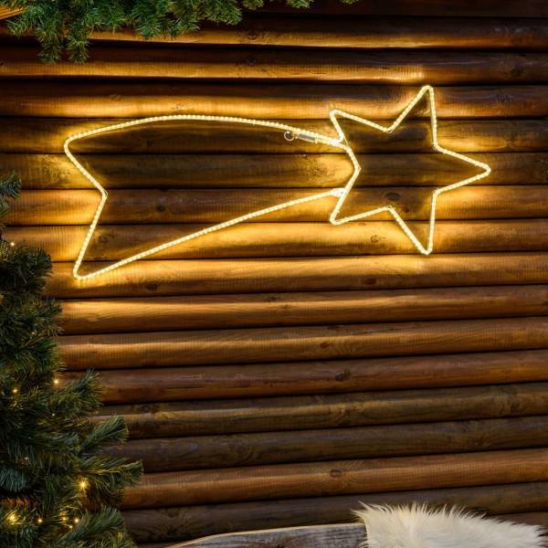 Lotti - Etoile filante lumineuse flash 288 led blanc chaud 100CM IP44 24V Lotti - Image 7