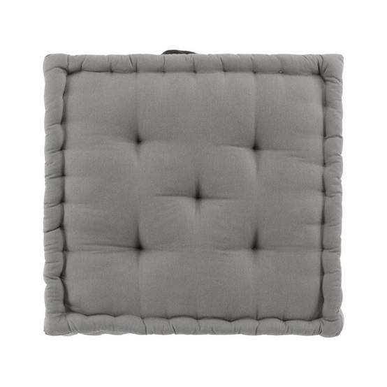 Coussin de Sol "Twily" 50x50cm Gris - Image 1