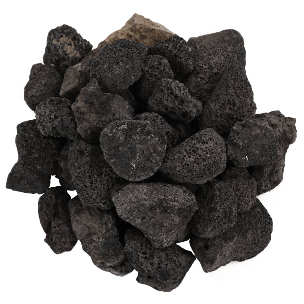 Pierres de Lave pour Aquascaping et Paillage Décoratif 25 kg Noir 3-5 cm - ComfortXL Outdoor Living - Image 4