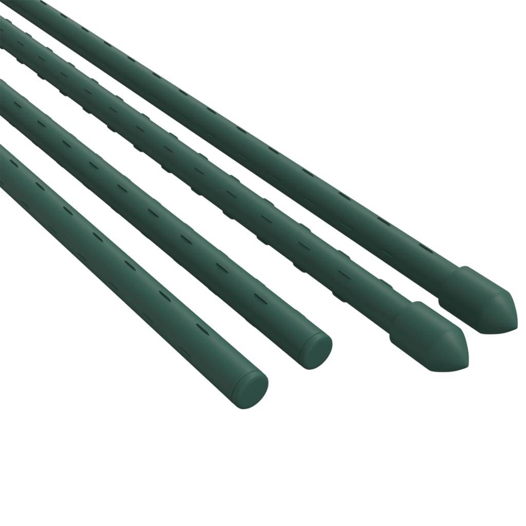 30 pcs Piquets de Fixation - Piquets de sol pour plantes de jardin vert 90 cm acier - Image 4
