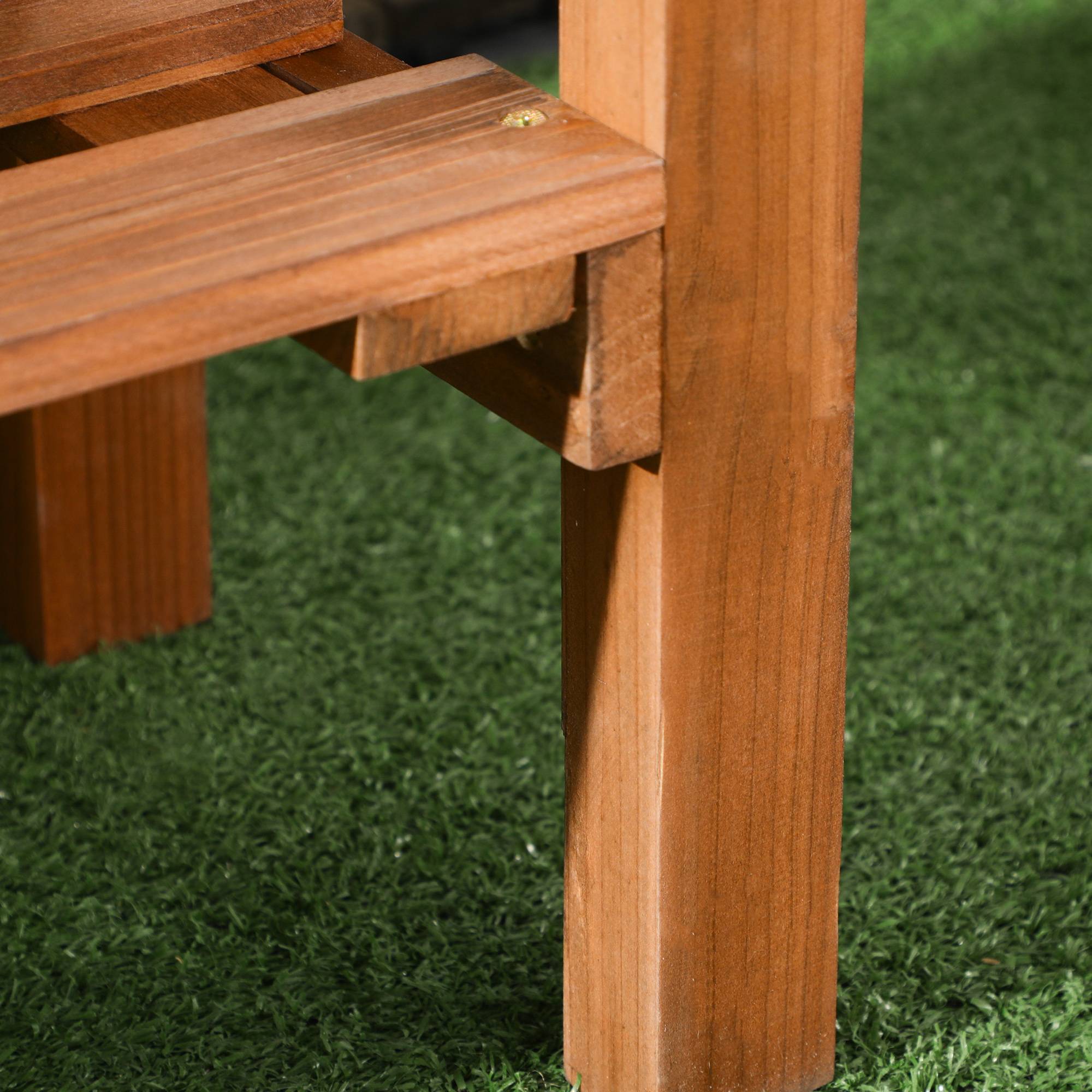 Carré potager bois marron 79 x 29 x 130 cm - PANGIVO - Image 10