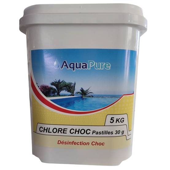 Pastilles chlore choc - 5 kg pastille 30 g - Image 1