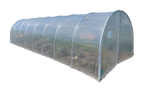 Serre tunnel de jardin - 36m² - 3 x 12 m - pieds arrondis - polyéthylène haute densité - 2 portes pivotantes - LES SERRES TONNEAU - Image 2