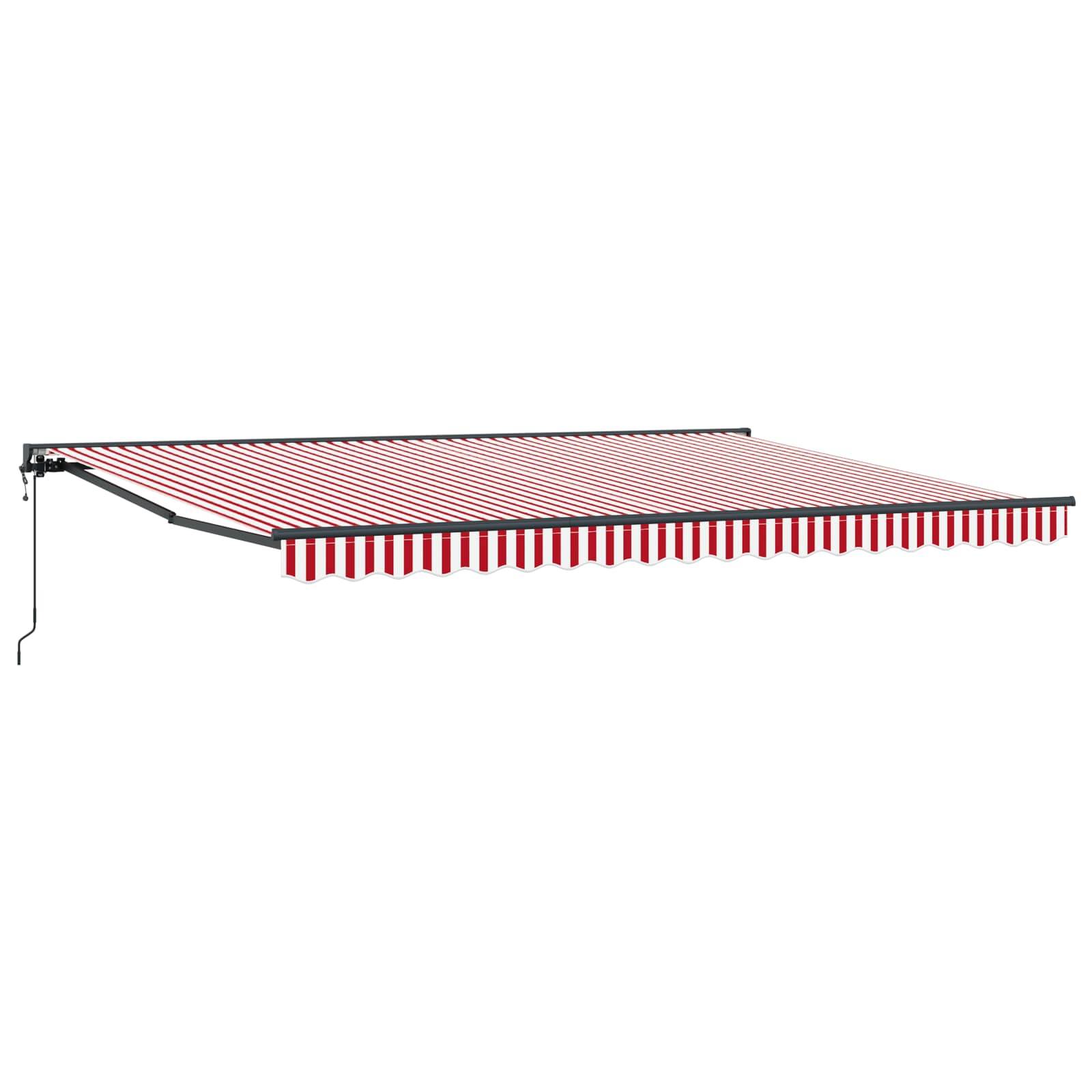 Vidaxl - Auvent rétractable électrique Rouge, Blanc, Anthracite vidaXL 3421189 - Image 2