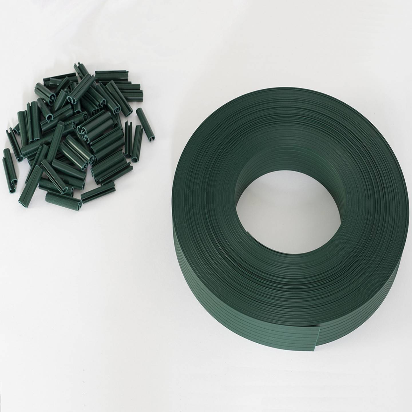 Kit de lamelles occultantes PVC vertes L.60 M pour panneau grillagé - Image 2