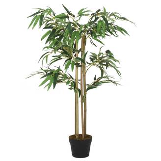 Bambou artificiel bambou et textile vert 40 x 40 x 80 cm - PANGIVO