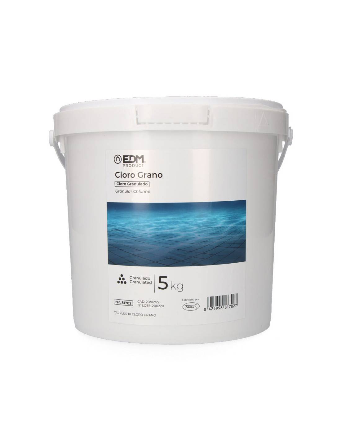Chlore Grain 5kg Edm Fusion Traitement Choc Piscine Rapide - Edm - Image 1