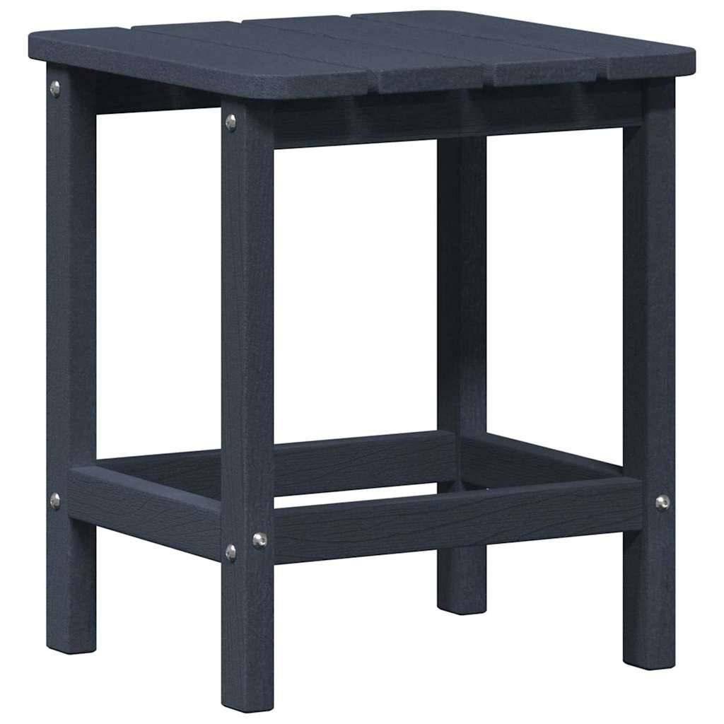 Table d'Appoint Carrée Bleu Marine 38x38cm, Petite Table de Jardin en Polyéthylène, Idéale pour Balcon – ComfortXL Outdoor Living - Image 2