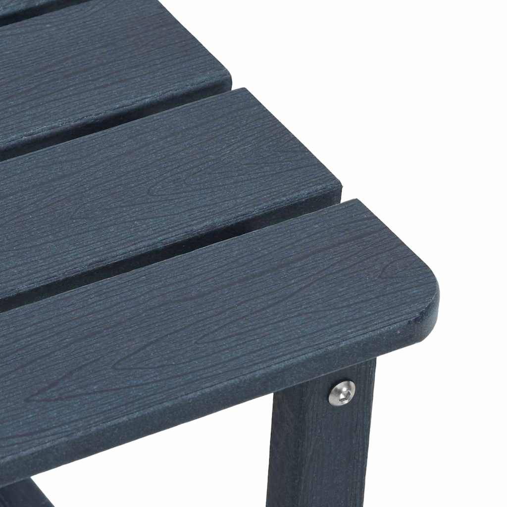 Table d'Appoint Carrée Bleu Marine 38x38cm, Petite Table de Jardin en Polyéthylène, Idéale pour Balcon – ComfortXL Outdoor Living - Image 9