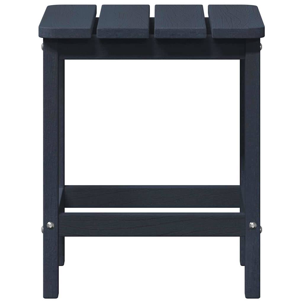 Table d'Appoint Carrée Bleu Marine 38x38cm, Petite Table de Jardin en Polyéthylène, Idéale pour Balcon – ComfortXL Outdoor Living - Image 5