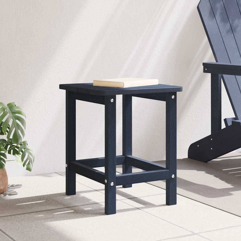 Table d'Appoint Carrée Bleu Marine 38x38cm, Petite Table de Jardin en Polyéthylène, Idéale pour Balcon – ComfortXL Outdoor Living - Image 4
