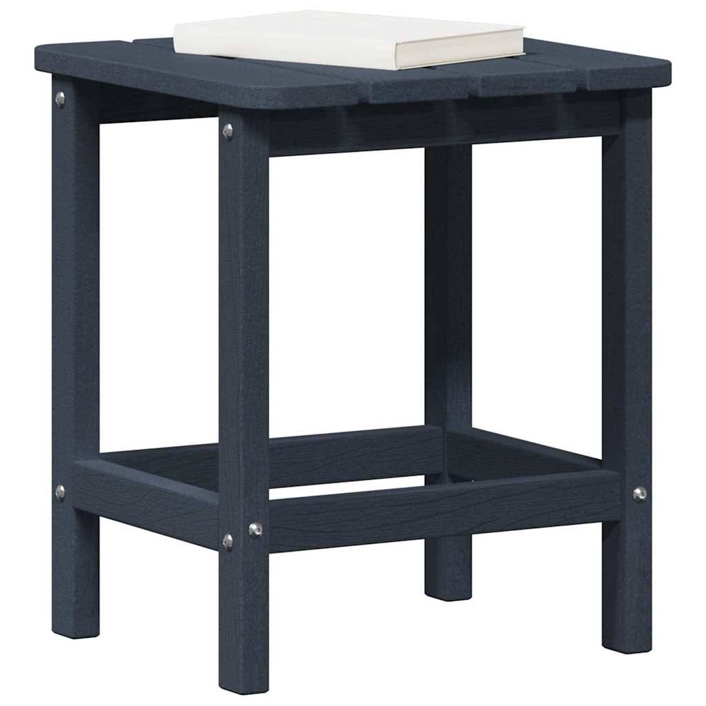 Table d'Appoint Carrée Bleu Marine 38x38cm, Petite Table de Jardin en Polyéthylène, Idéale pour Balcon – ComfortXL Outdoor Living - Image 3