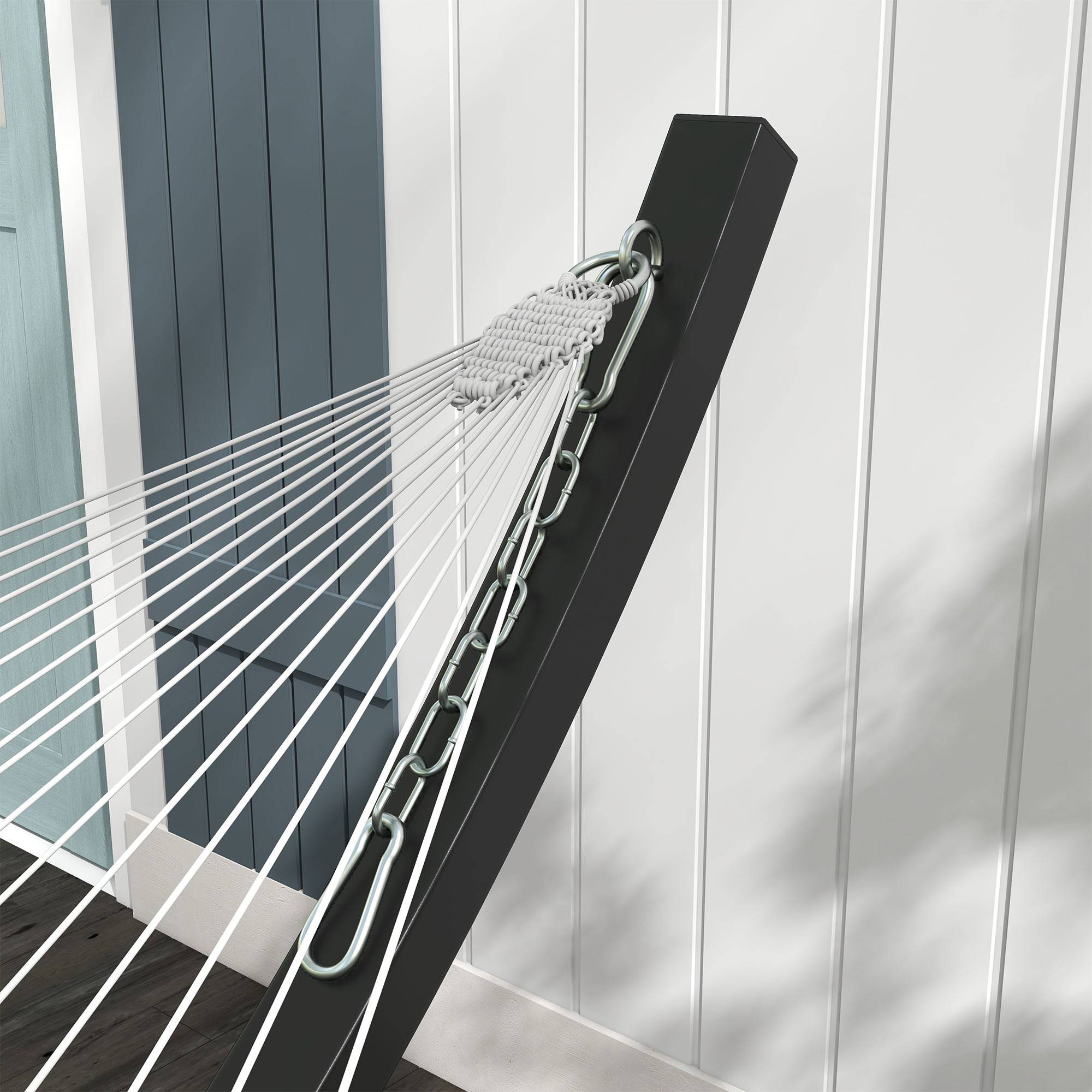 PANGIVO - Support de hamac métal gris 360 x 120 x 95 cm - PANGIVO - Image 9
